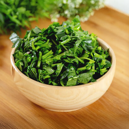 Enjoy the goodness of fresh cut fruits and vegetables with our chopped spinach—ideal for cooking or adding raw to dishes for a healthy boost from Mommy's Fresh.
Freshly prepared, ready to cook chopped spinach Free Home Delivery only in Mommy's Fresh