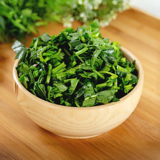 Enjoy the goodness of fresh cut fruits and vegetables with our chopped spinach—ideal for cooking or adding raw to dishes for a healthy boost from Mommy's Fresh.
Freshly prepared, ready to cook chopped spinach Free Home Delivery only in Mommy's Fresh