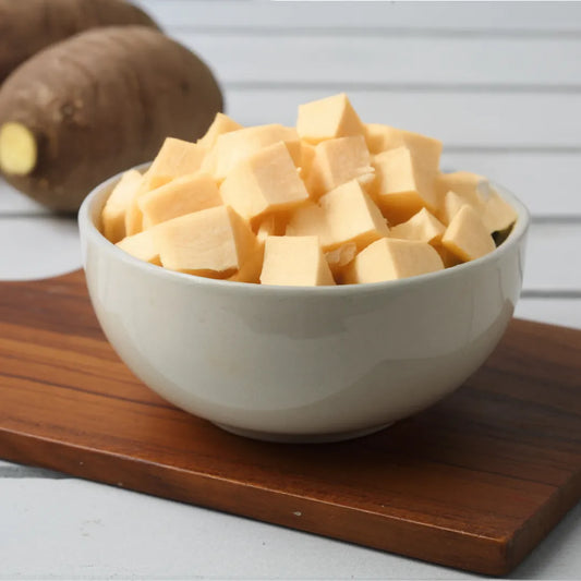 Fresh diced yams by Mommy's Fresh - ready to cook